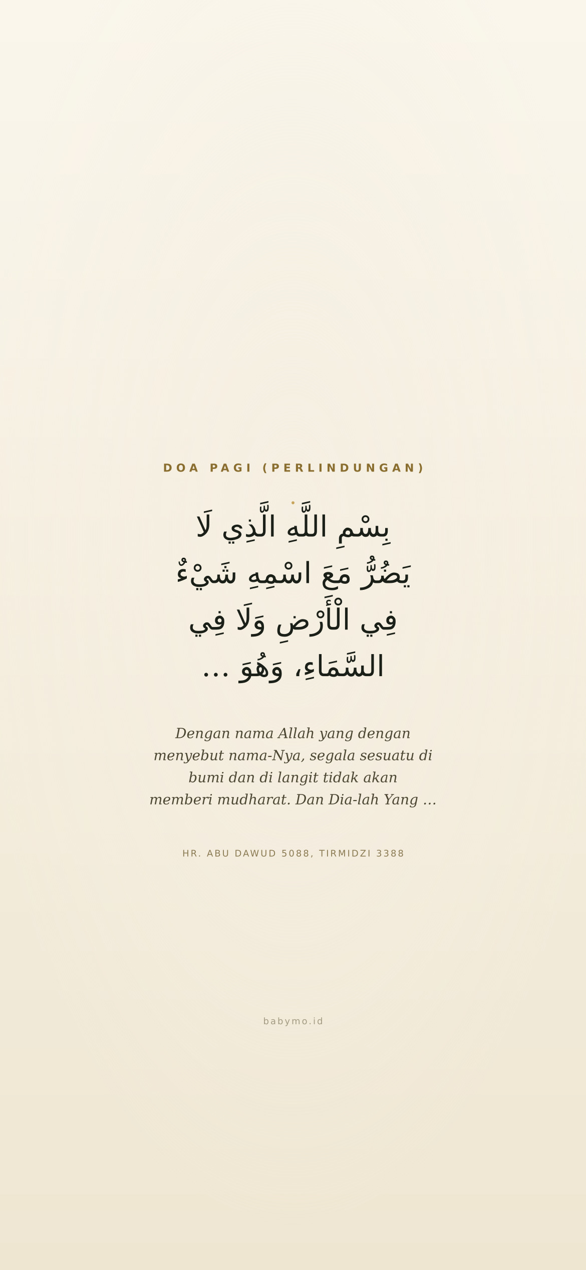 Doa Pagi (Perlindungan)